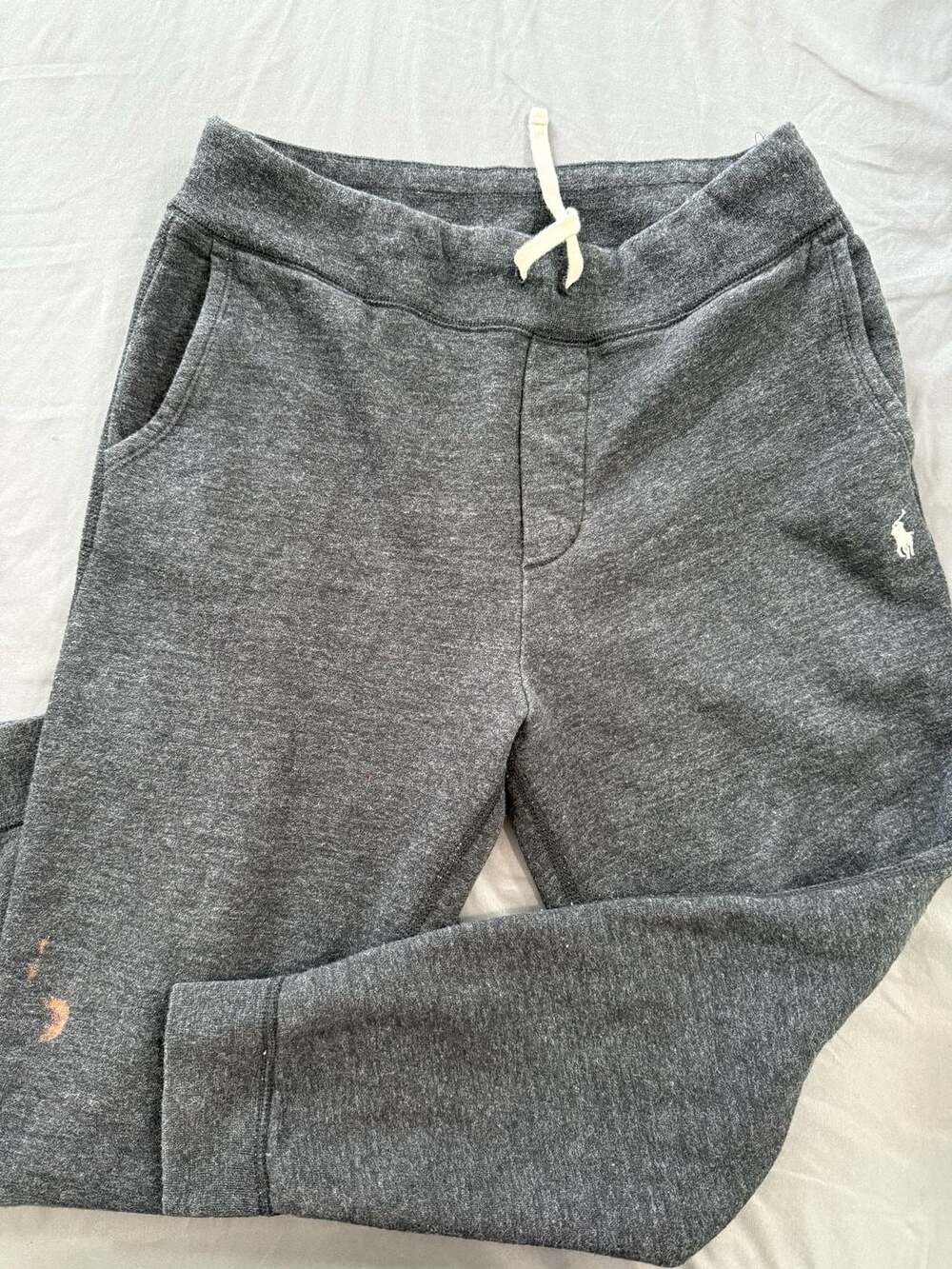 Polo Ralph Lauren Men's Gray Fleece Jogger Sweatpants